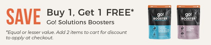 Buy One, Get One FREE - Go! Solutions Cat Boosters
