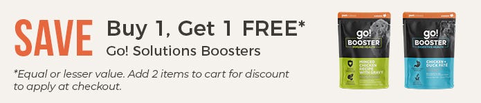 Buy One, Get One FREE - Go! Solutions Dog Boosters