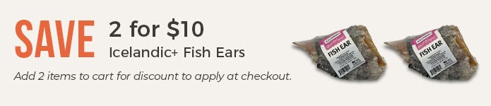 2 for $10 - Icelandic+ Fish Ears
