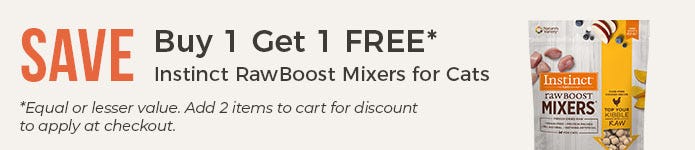 Buy 1, Get 1 Free - Instinct RawBoost Mixers for Cats