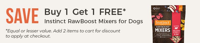 Buy 1, Get 1 Free - Instinct RawBoost Mixers for Dogs