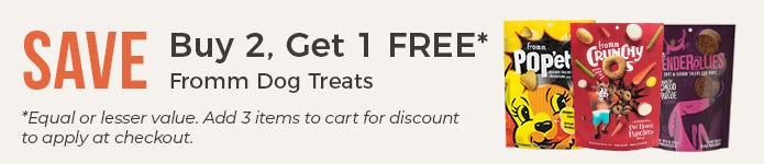 Buy 2, Get 1 Free Fromm Dog Treats