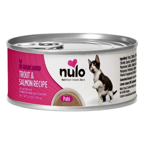 Nulo Freestyle Cat Kitten Wet Food Trout Salmon Recipe Buy at Homesalive