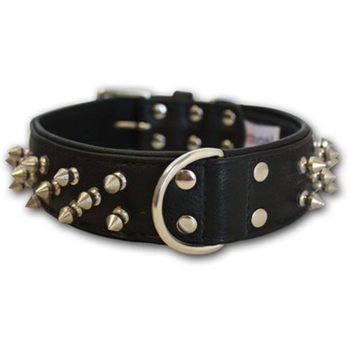 Large spiked dog collar top
