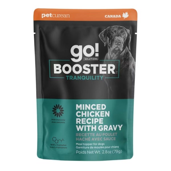 Go Solutions Tranquility Booster for Dogs Minced Chicken with Gravy Recipe Buy at Homesalive