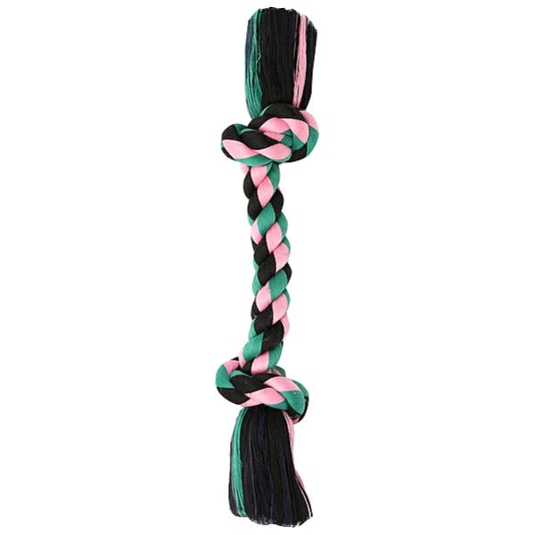 Mammoth Flossy Chews Rope Bones Coloured Buy at Homesalive
