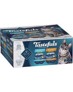 BLUE Tastefuls 12-Count Savory Entrée Singles Variety Pack - Turkey and Chicken Twin-Packs