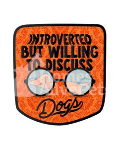 Sticker Pack Dog Sayings - Introvert Dog Talk