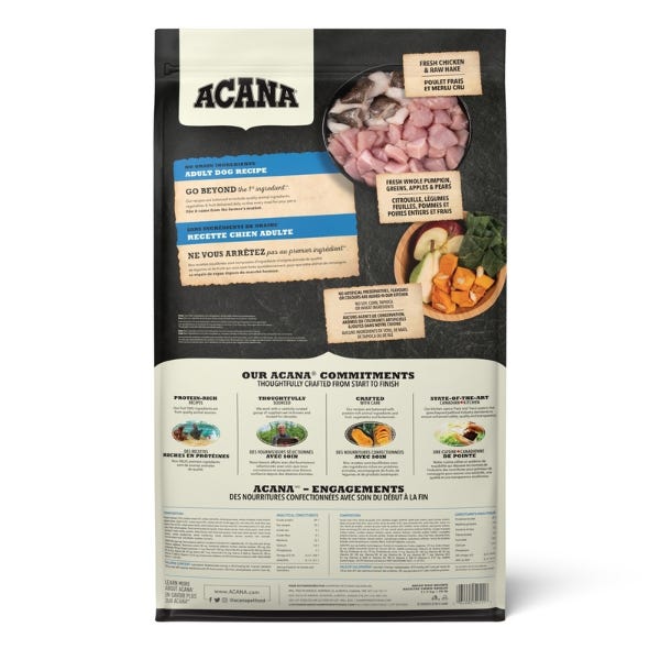 Acana dog food bad top