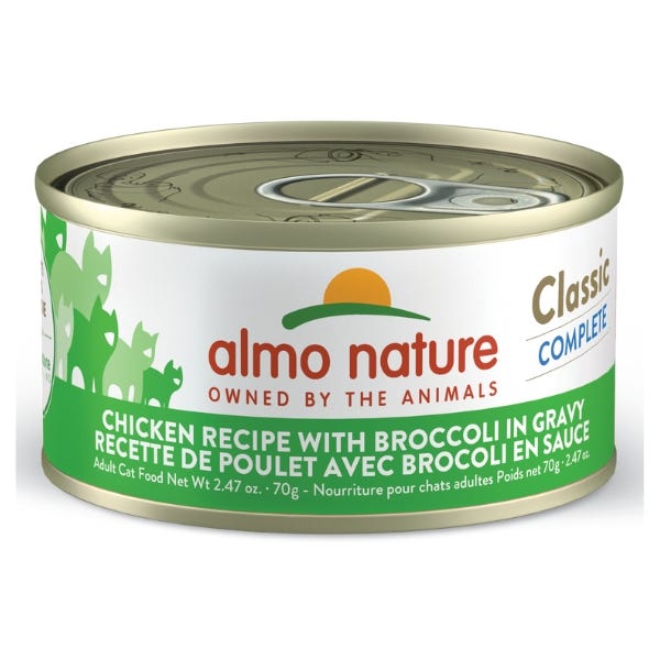 Buy Almo Nature Classic Complete Canned Cat Food Chicken with Broccoli in Canada