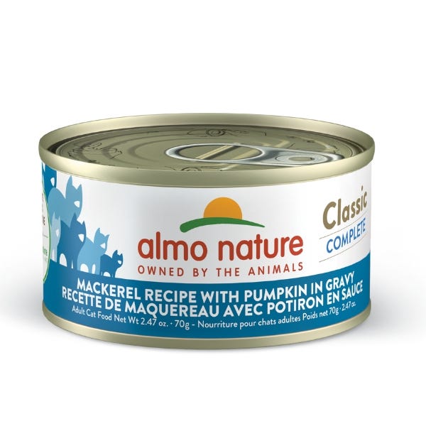 Buy Almo Nature Classic Complete Canned Cat Food Mackerel with Pumpkin in Canada