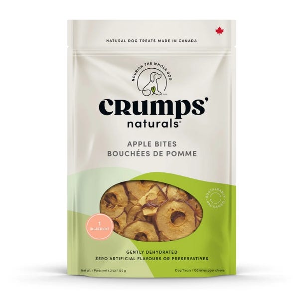 Apple dog biscuits top