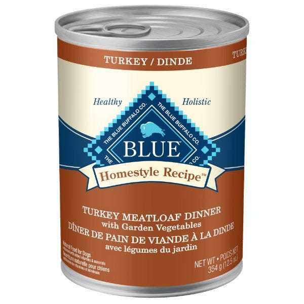 BLUE Homestyle Recipe Canned Dog Food Turkey Meatloaf Buy at