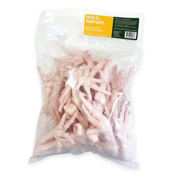 Bold By Nature Raw Chicken Feet for Dogs Cats Buy at Homesalive