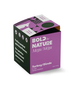 Bold By Nature Mega Raw Turkey for Dogs