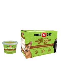 Boss Dog Greek Style Frozen Yogurt Treat - Peanut Butter &amp; Apple Sauce