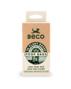Beco Pets Home Compostable Unscented Poop Bags - 96 Count