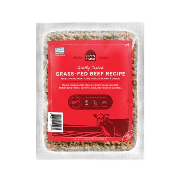 Open Farm Gently Cooked Frozen Dog Food Beef