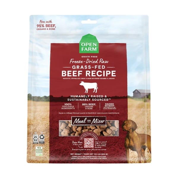 Open Farm Freeze Dried Raw Dog Food Grass Fed Beef Recipe Buy
