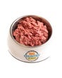 Big Country Raw Pure Beef Carton for Dogs and Cats - Actual Product in Bowl Close up Shot