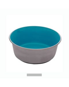 Dogit Stainless Steel Non-Skid Dog Bowl - Blue