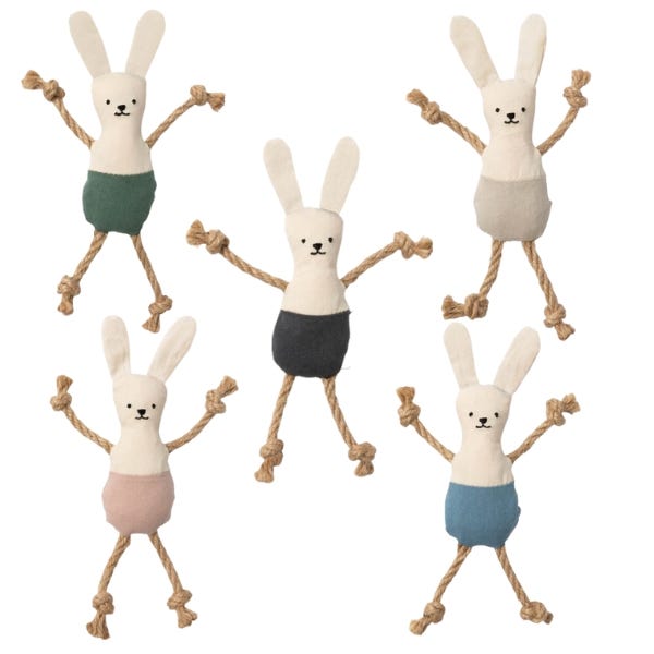 Buy Fuzzyard Life Cotton Bunny Cat Toy in Canada Homes Alive Pets