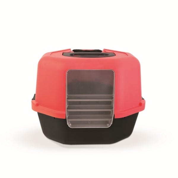 Hooded corner on sale litter box
