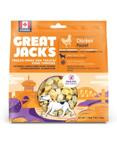 Great Jack&#039;s Freeze-Dried Raw Dog Treats - Chicken