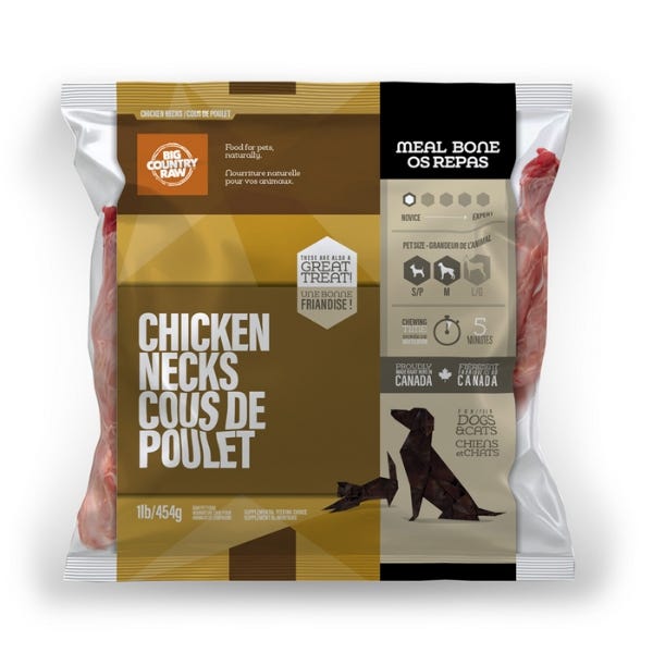 Frozen chicken shop dog food