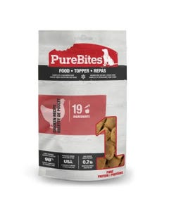 Purebites RAW Freeze Dried Complete &amp; Balanced Food Topper - Chicken Recipe