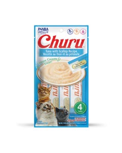 Inaba CIAO Churu Purées - Tuna with Scallop Recipe