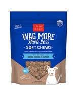 Cloud Star Wag More Bark Less Soft & Chewy - Bacon, Cheese & Apples