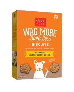 Cloud Star Wag More Bark Less Baked Biscuits - Crunchy Peanut Butter