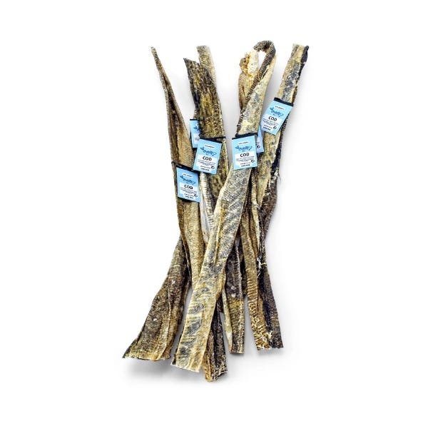 Cod fish skin dog treats top