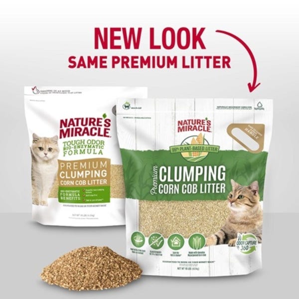 Nature's miracle cat top litter 40 lbs