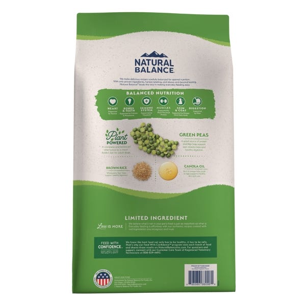 Natural balance vegetarian dry dog outlet food