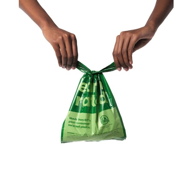 Earth Rated Dog Poo Bags with Handles New Look Easy Tie and Guaranteed Leakproof Lavender Scented 120 Handle Bags