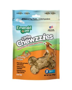 Emerald Pet Little Chewzzies Dog Treats - Turducky Recipe