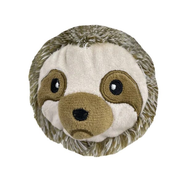 Petlou EZ Squeaky Sloth Ball Dog Toy