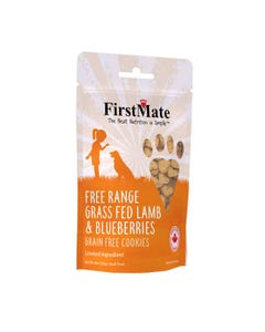 FirstMate Grass Fed Lamb &amp; Blueberries Dog Treats