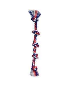 Flossy Chews 5 Knot Rope - Coloured - X-Large