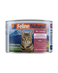 Feline Natural Chicken &amp; Venison Feast Canned Cat Food