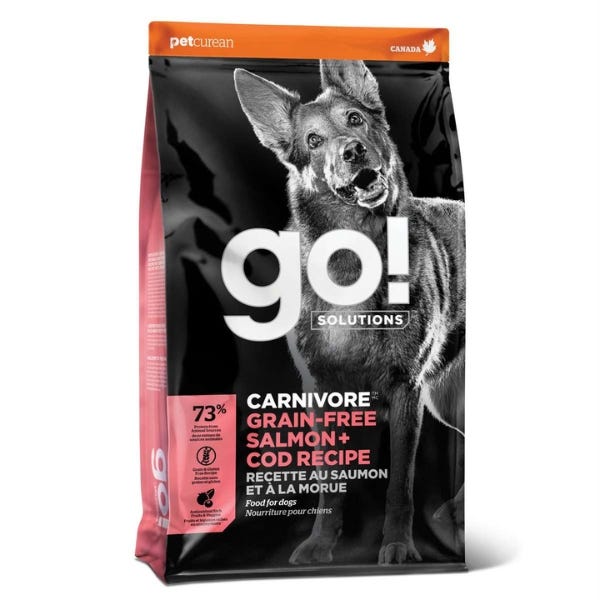 Dog food with salmon discount in it