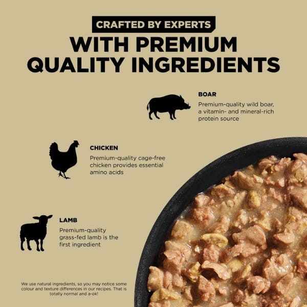 Go Solutions Carnivore Grain Free Tetra Packs for Cats Minced Lamb Wild Boar Recipe Buy at Homesalive