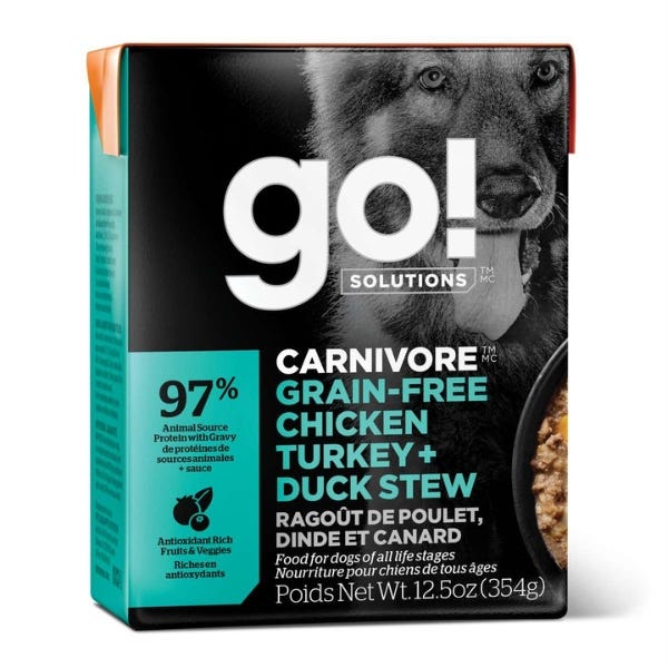 Go carnivore hot sale dog food