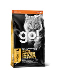 Go! Solutions Sensitivities Limited Ingredient Grain-Free Dry Cat Food - Duck Recipe