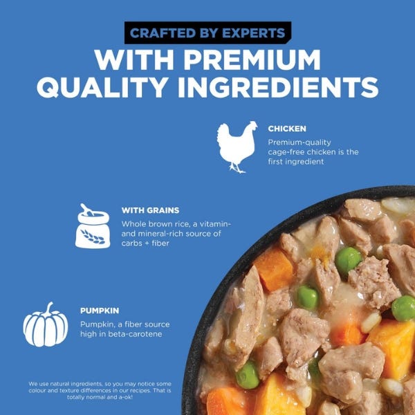 Go Solutions Skin Coat Care Tetra Packs for Dogs Shredded Chicken with Grains Recipe