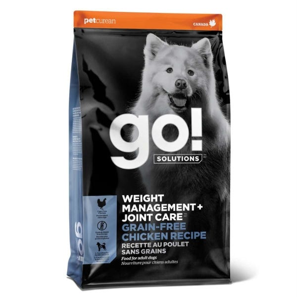 Go Solutions Weight Management Joint Care Grain Free Dry Food for Adult Dogs Chicken Recipe