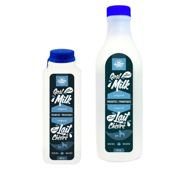 Raw deals goat milk