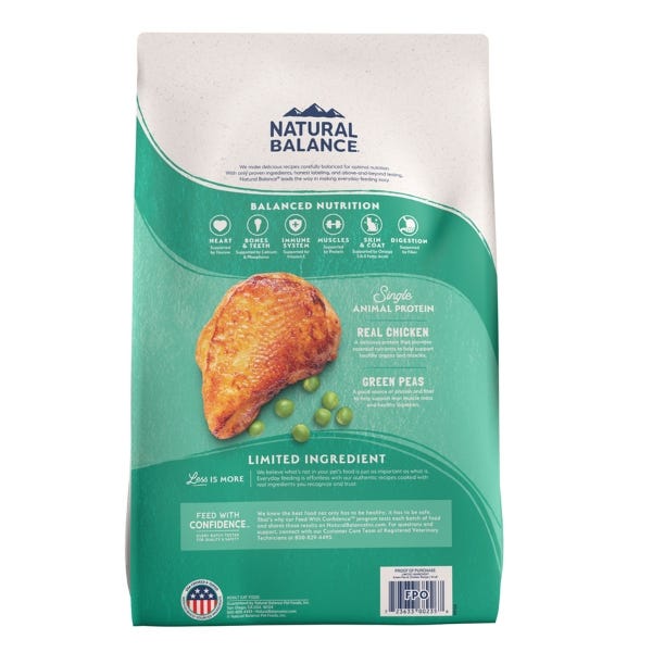Natural balance shop chicken cat food